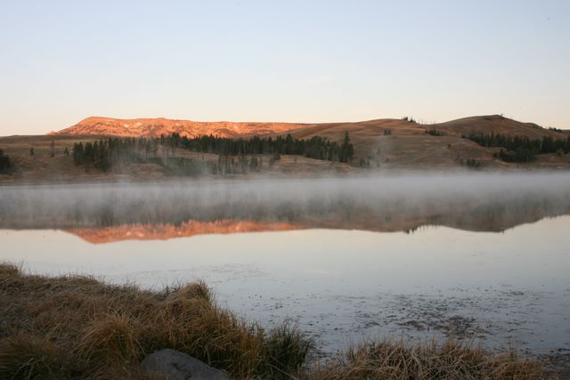 Swan Lake Reflection - Yellowstone National Park