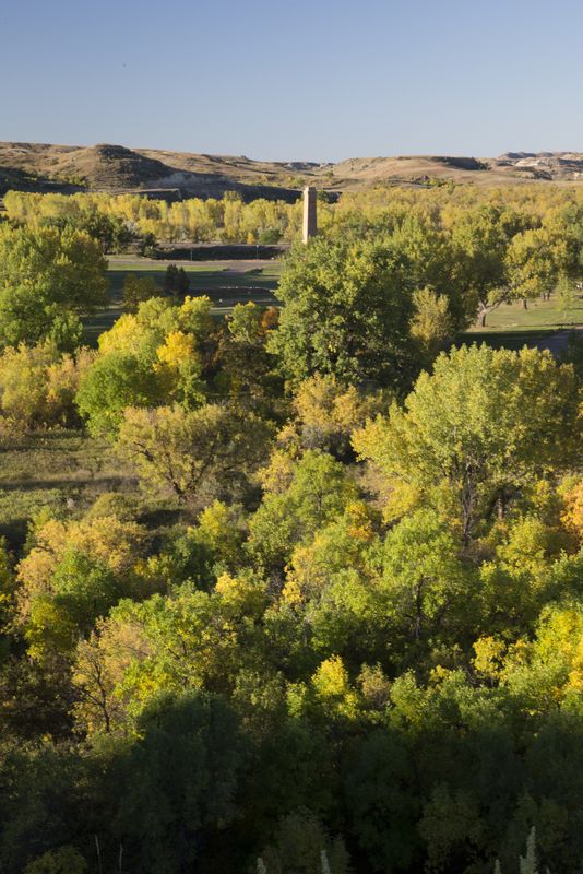 South Unit -- Overlook - looking into the town of Medora 