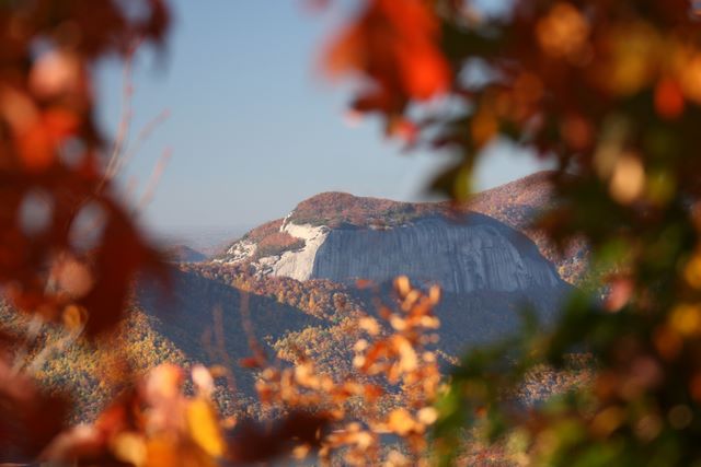 View of Table Rock from Caesar's Head State Park