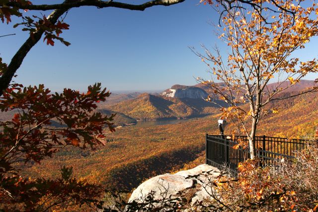 View of Table Rock from Caesar's Head State Park