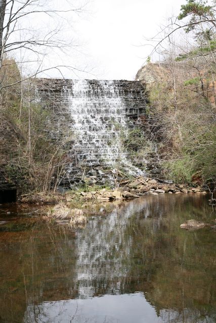 Spillway of Pinnacle Lake (below Table Rock Mt.)