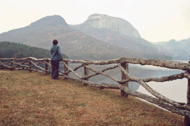 View of Table Rock Mt. from Rock Reservoir 
