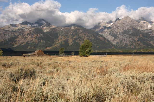Grand Tetons from Mormon Road