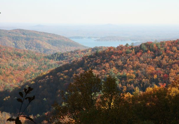 Northern area of Lake Jocassee 