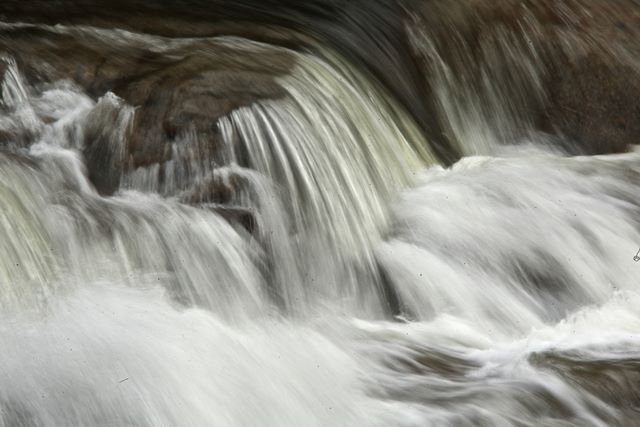 Close up - Lower Falls on Kancamagus Highway 